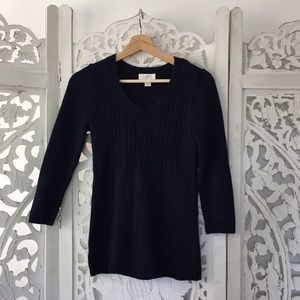 Ann Taylor- Loft knit sweatshirt